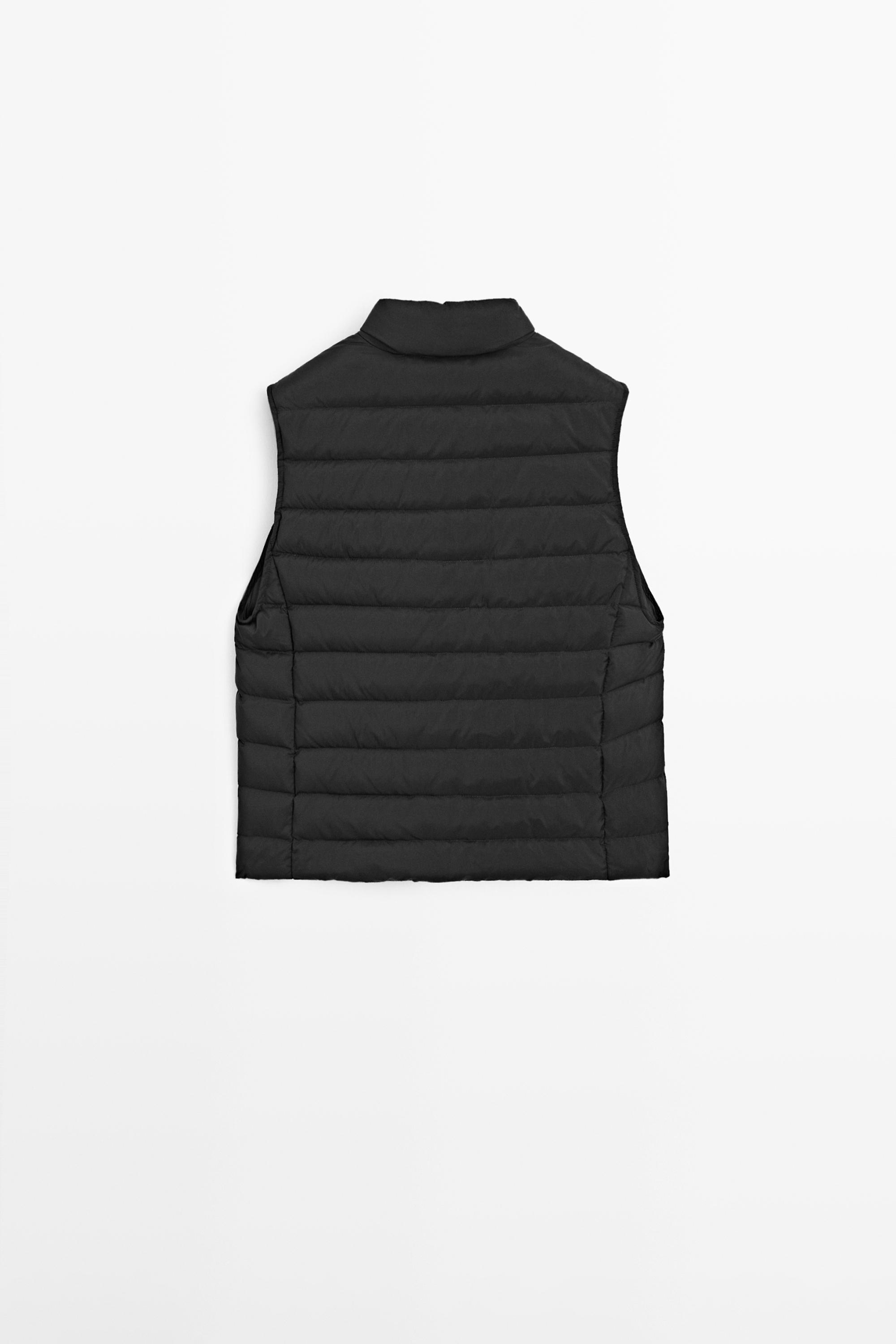 Quilted puffer gilet